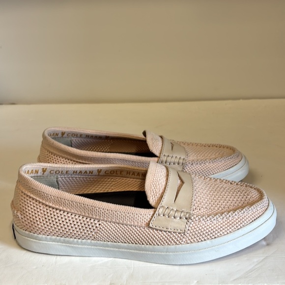 Cole Haan Pinch Penny Pale Pink 
Fabric Upper Women’s Loafer - Picture 7 of 10